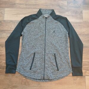 FootJoy Track Jacket‎ Womens Extra Large Grey Golf Clinton CC Full Zip Stretch